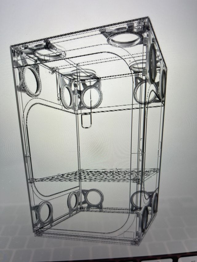 Armario cultivo dark street 120x120x198.