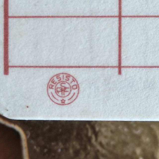 schede per schedario" resisto" vintage