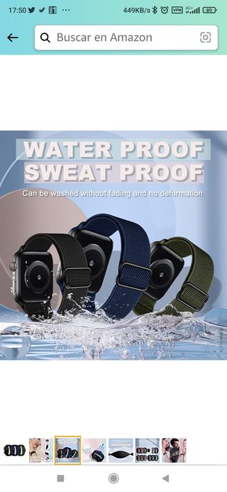 Correa Compatible con Apple Watch Series 8 41mm, p