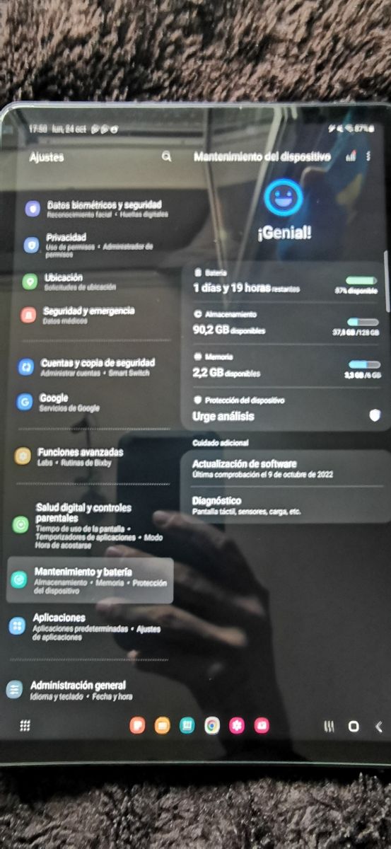 Tablet Samsung galaxy tab S7 - 128gb