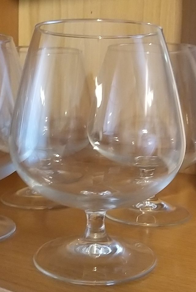 6 copas balón brandy, coñac