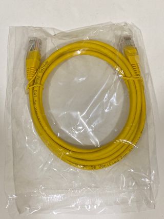Cable de red ethernet nuevo sin estrenar