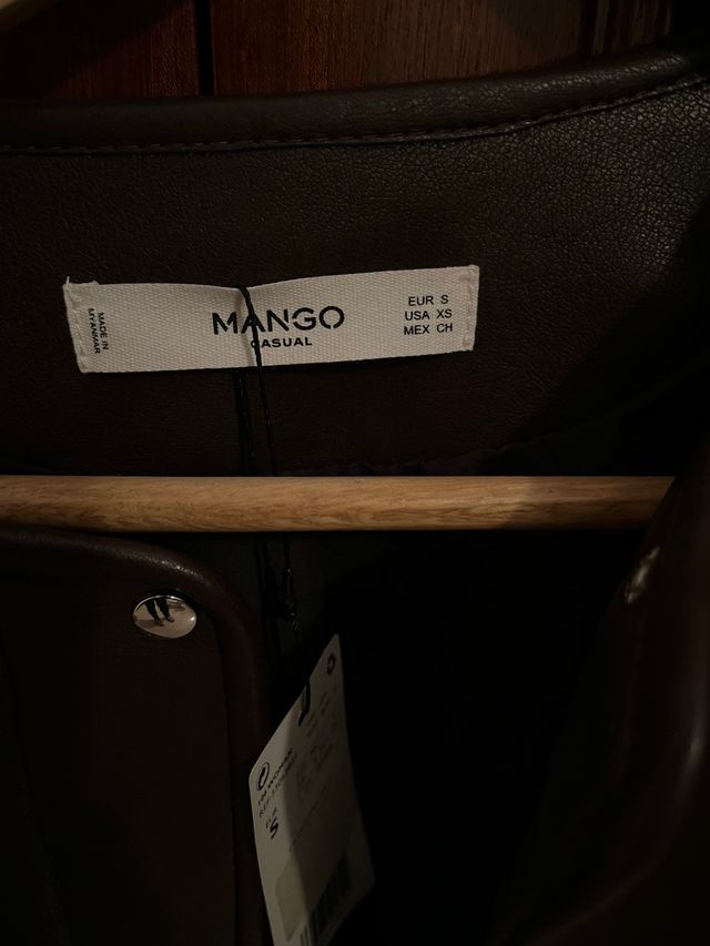 Cazadora marrón Mango - ¡A estrenar!