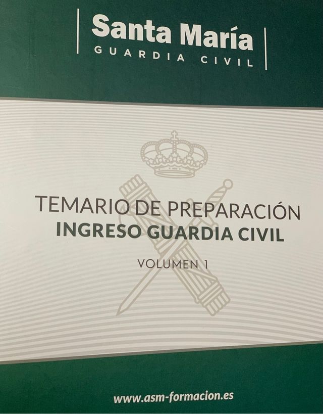 TEMARIO DE OPOSICIÓN INGRESO GUARDIA CIVIL