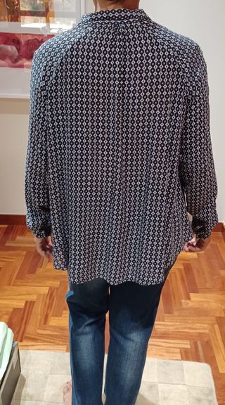 Camisa azul Massimo Dutti