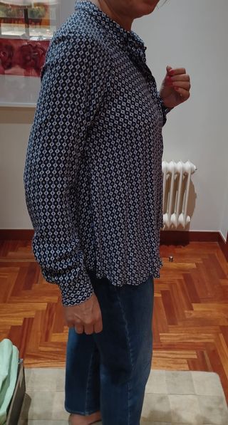 Camisa azul Massimo Dutti