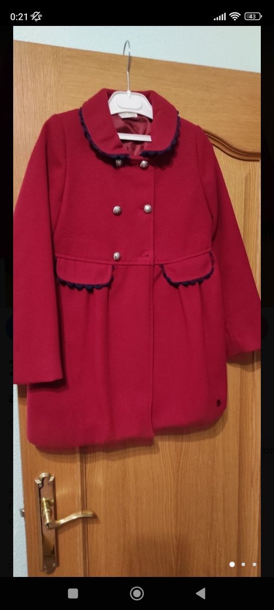 abrigo dolce petit rojo