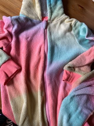 Mono pijama unicornio colores pastel 