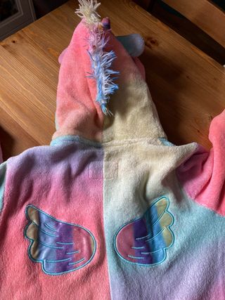 Mono pijama unicornio colores pastel 