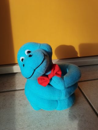 Peluche serpente portapenne portabicchiere