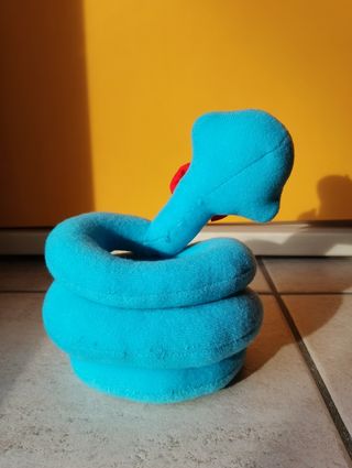 Peluche serpente portapenne portabicchiere
