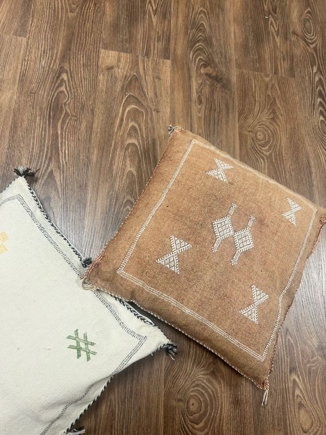 Cojín bereber seda de cactus sabra 45x45