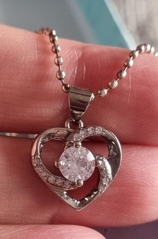 Oferta Colgante corazón plata de ley 925 