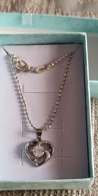 Oferta Colgante corazón plata de ley 925 