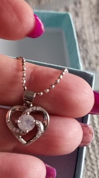 Oferta Colgante corazón plata de ley 925 