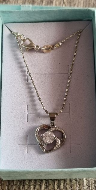 Oferta Colgante corazón plata de ley 925 