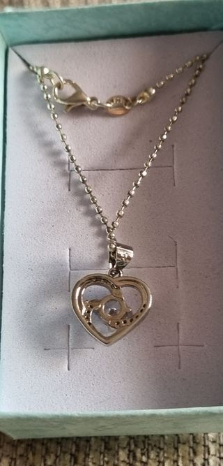 Oferta Colgante corazón plata de ley 925 