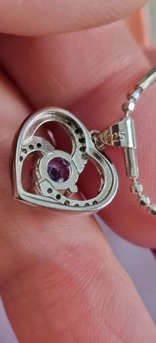Oferta Colgante corazón plata de ley 925 