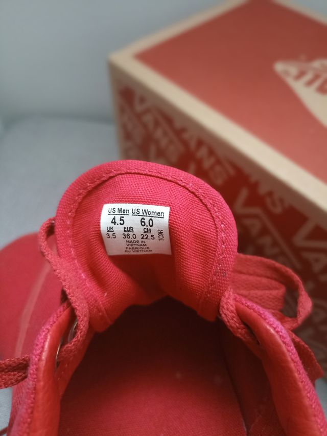 Vans talla 36