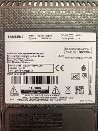 Módulo principal Samsung 32" led 