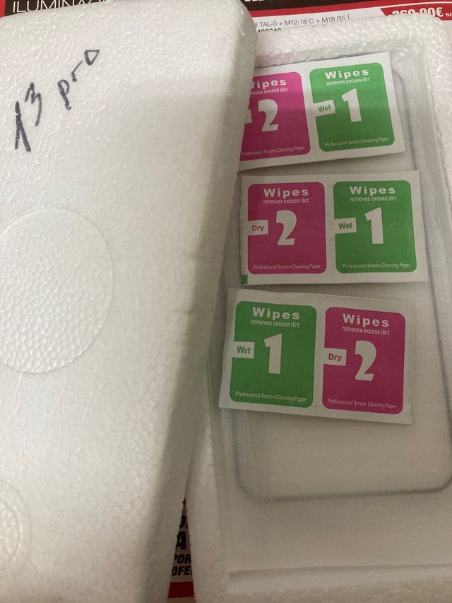 Vidrio protector de pantalla iphon 13Pro