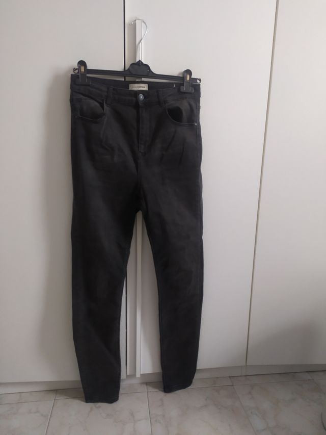 jeans donna Pimkie neri a vita altissima