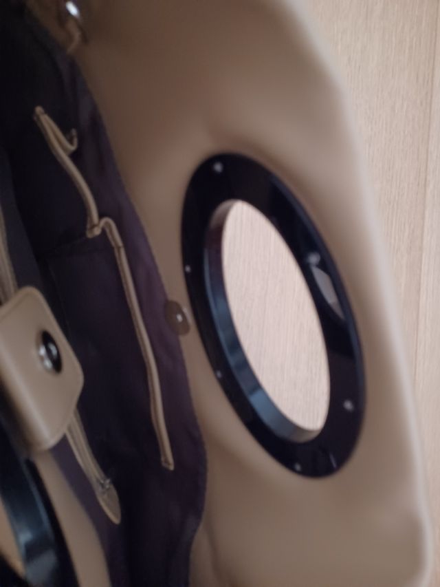 Bolso nuevo mano/Bandolera beige-negro