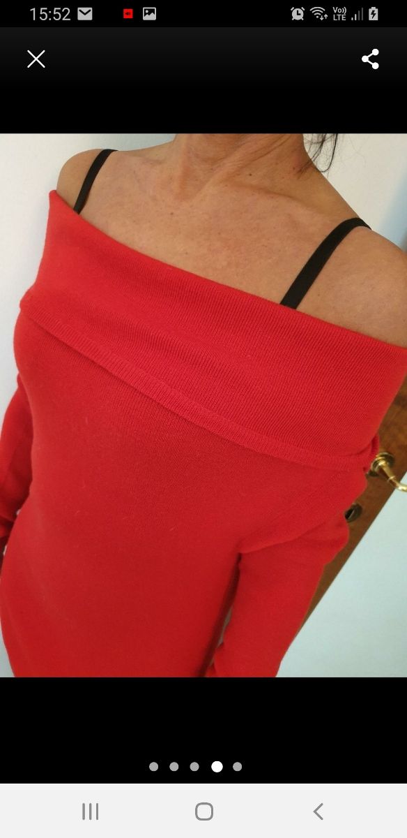 maglia sciallata lana (miniabito)