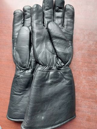 Guantes en piel de vacuno para motos 