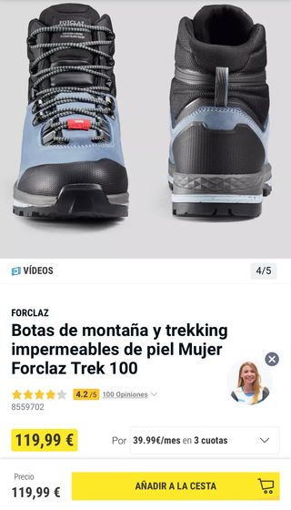 Vendo botas de nieve , montaña-senderismo 39-40