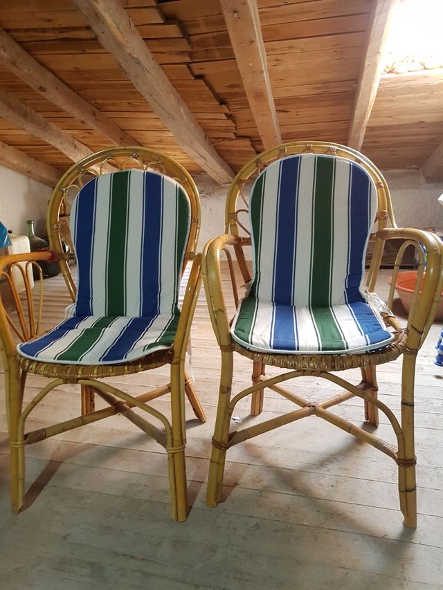 Sillones de mimbre
