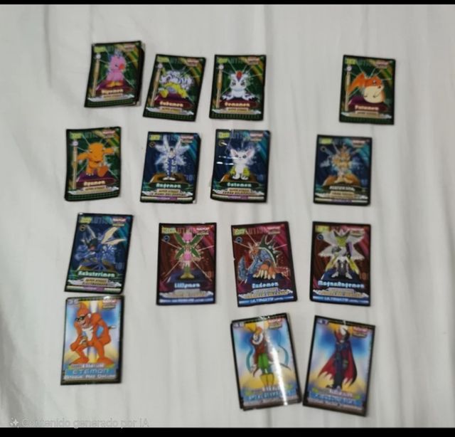 Cartas Digimon bollycao 