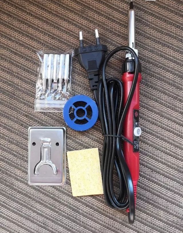 Soldador de Estaño 220v Temp Regulable NUEVO 60W