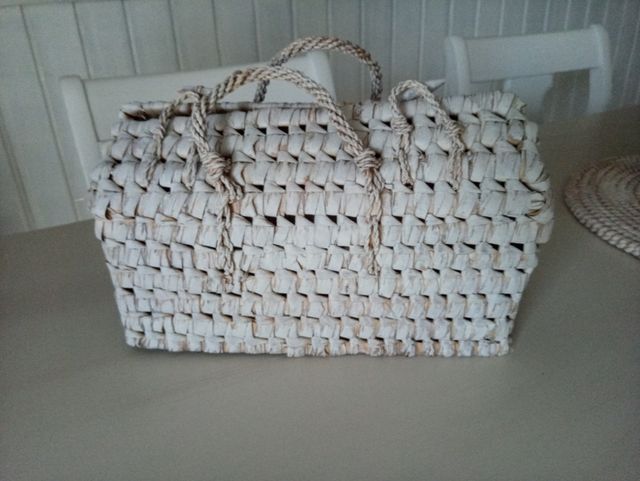 Bolso mimbre 29x13x18