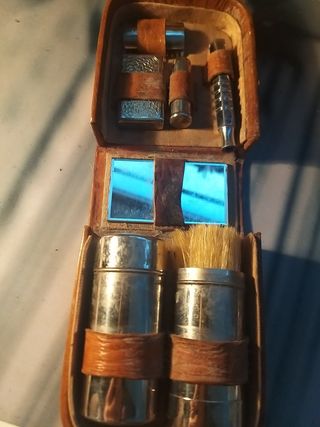 Estuche de afeitado años 40