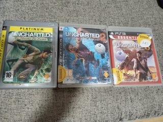 Uncharted 1,2,3 PlayStation 3