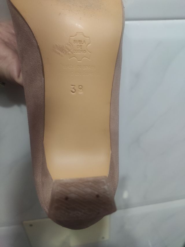 zapatos de señora de piel 