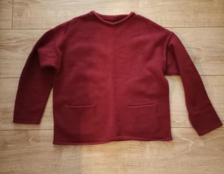 Jersey de lana roja