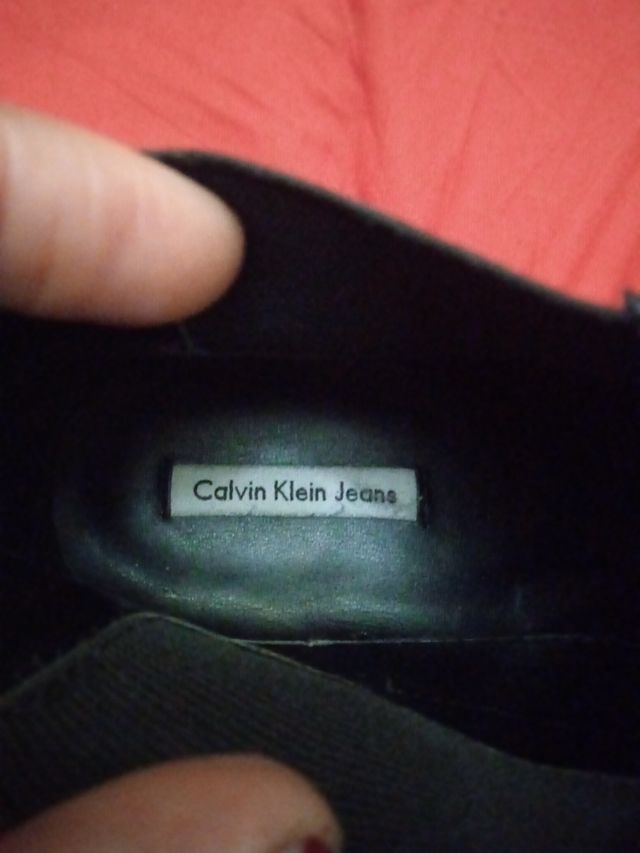 botines piel en charol