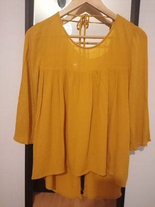 Blusa fluida Zara NUEVA S