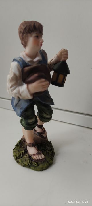 Figura Belén hombre con farol 