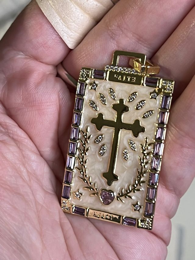 Colgante Cruz Bisutería