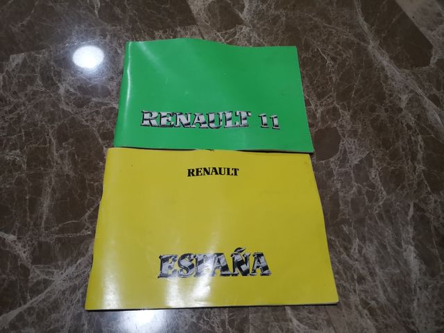 Libri originali Renault 11