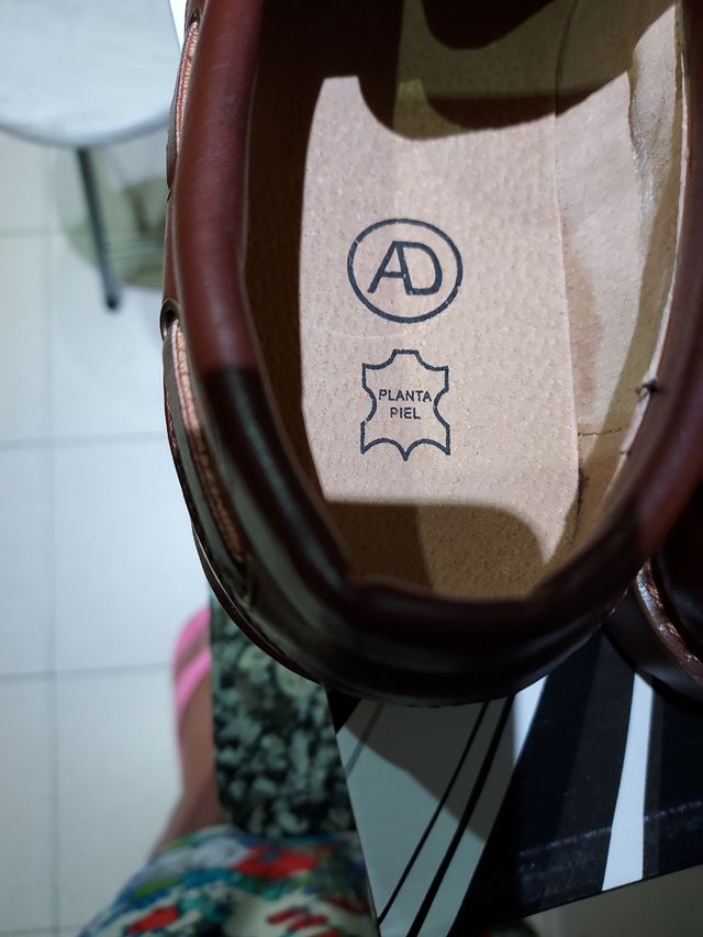 zapatos nauticos caballero sin uso.