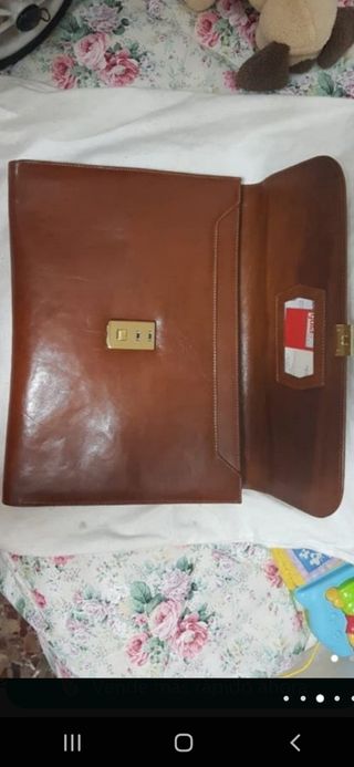 Cartera portafolios Balenciaga piel