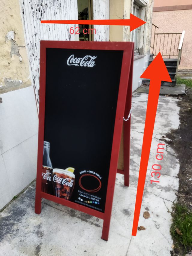 Pizarra de doble cara