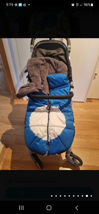 Saco y colchoneta para carrito. Muy buen estado. 