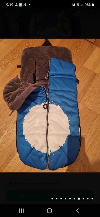 Saco y colchoneta para carrito. Muy buen estado. 