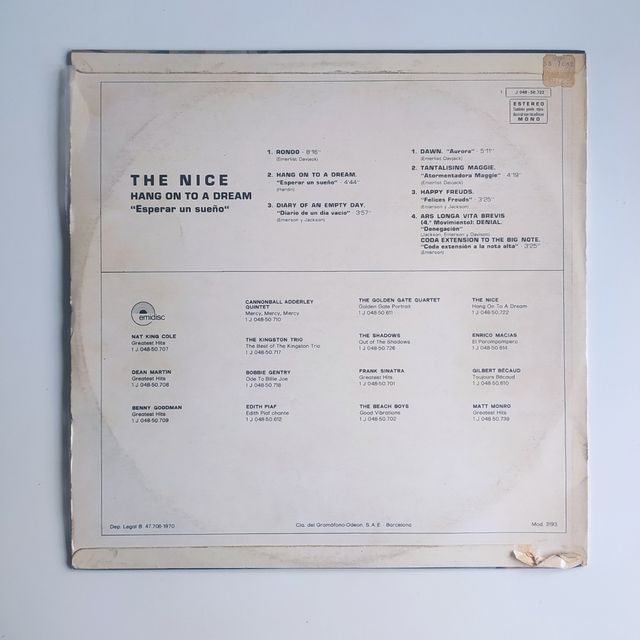 The Nice - Hang On To A Dream LP