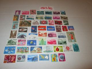 FRANCOBOLLI GIAPPONE ANNO 1963 AL 1965 COLLEZIONE